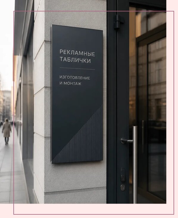 Рекламные таблички в Абакане по цене от 4597 р. | Аванза-Бкн