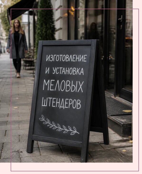 Меловые штендеры в Абакане по цене от 6640 р. | Аванза-Бкн